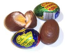Cadbury's Creme Eggs - yum, yum